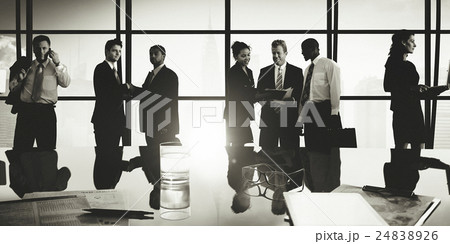 Business People Corporate Team Discussion Meeting Concept Business People Corporate Team Discussion Meeting Concept 24838926
