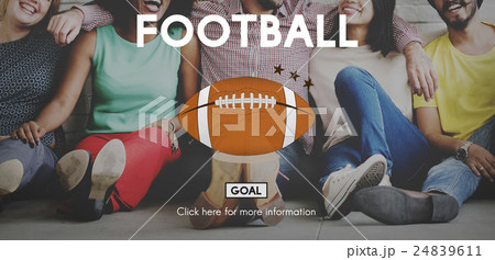 American Football Ball Rugby Game Concept American Football Ball Rugby Game Concept 24839611