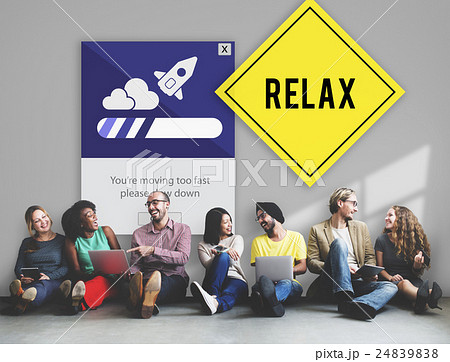 Keep Calm Reduce Speed Relax Slow Down Concept 24839838