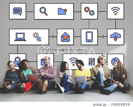 Network Connection Data Internet Technology Concept 24839859