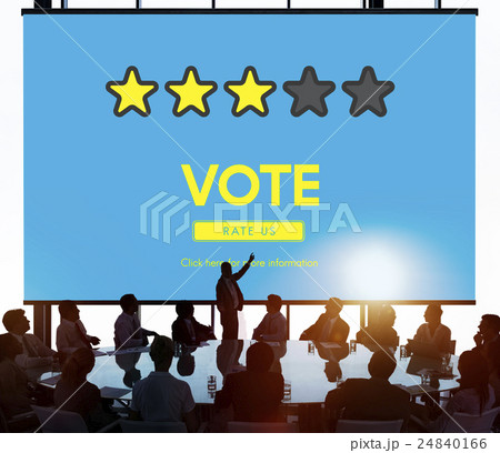 Customre Feedback Comment Vote Review Results Concept 24840166