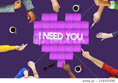 Love And Affection Heart Graphic Concept 24840996