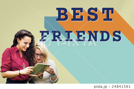 Best Friends Relationship Together Connection Fellowship Concept 24841561