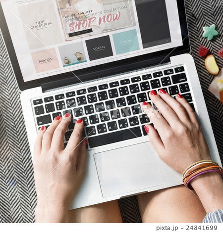 Internet Shopping Candy Discount Concept 24841699