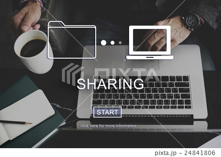 Sharing Information Networking Social Media Concept Sharing Information Networking Social Media Concept 24841806