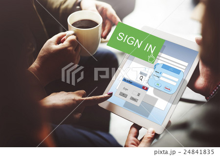 Sign-In Sign-Up Join Registry Membership Concept 24841835