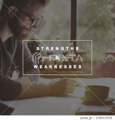 Strengths and Weaknesses SWOT Opportunities Threats Concept 24841959