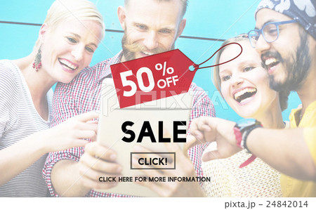 Sale Price Tag Promotion Discount Homepage Concept 24842014