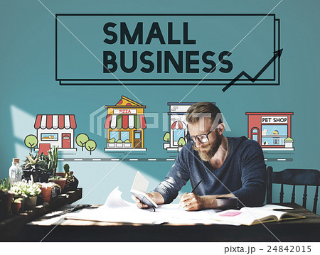 Small Business Strategy Marketing Enterprise Concept 24842015