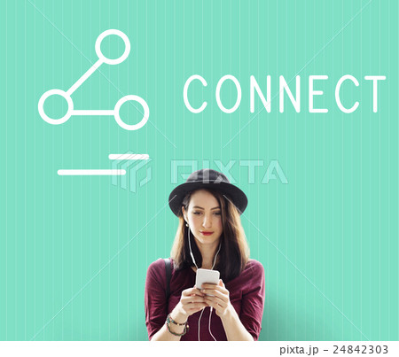 Chat Communication Online Blog Share Concept 24842303