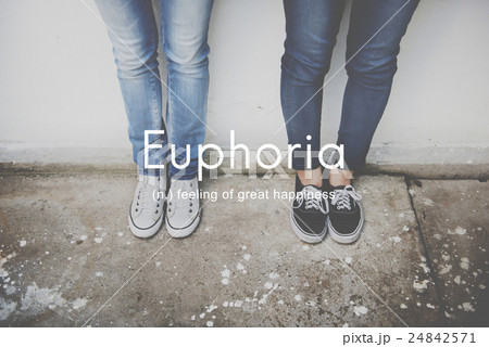 Euphoria Feeling Great Pleasure Happiness Concept 24842571