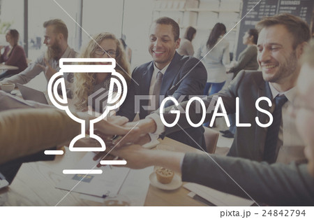 Goals Target Success Strategy Achievement Concept 24842794
