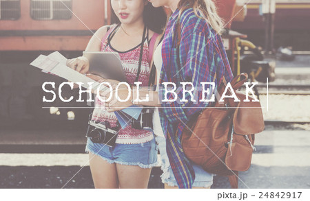 School Break Leisure Rest Holidays Concept 24842917