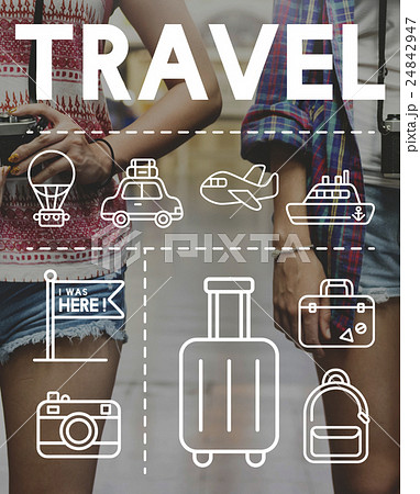 Travel Holiday Journey Exploration Graphic Concept Travel Holiday Journey Exploration Graphic Concept 24842947