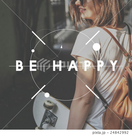 Modern Woman Style Happy Girls Concept 24842992