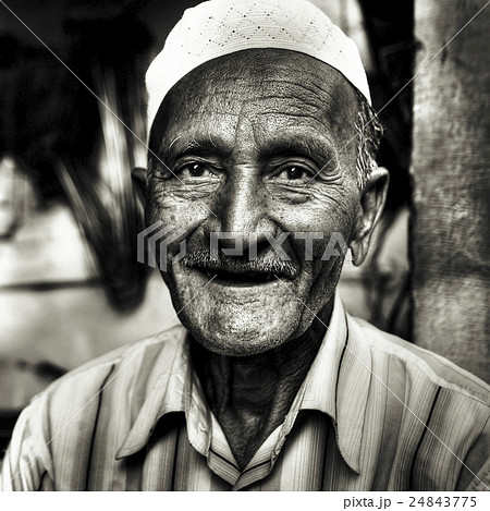 Happy Indian Senior Smiling Concept 24843775