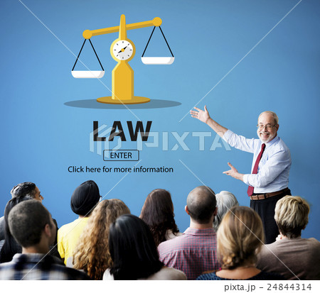 Law Judgement Rights Weighing Legal Concept 24844314