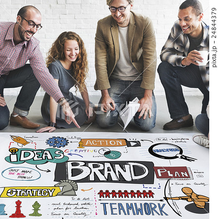 Brand Branding Strategy Marketing Creative Concept Brand Branding Strategy Marketing Creative Concept 24844379