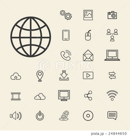 Vector Connection Digital Technology UI Concept 24844650