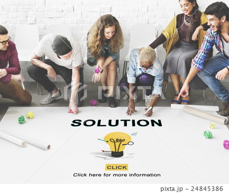 Solution Strategy Light Bulb Graphics Concept Solution Strategy Light Bulb Graphics Concept 24845386