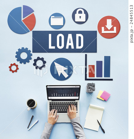 Load Downloading Online Internet Concept Load Downloading Online Internet Concept 24845513