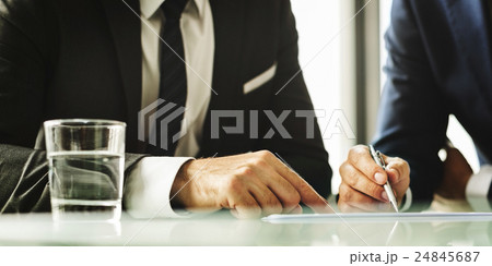 Men Talking Business Analysis Concept Men Talking Business Analysis Concept 24845687