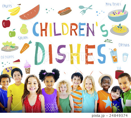 Kids Menu Food Recipes Cuisine Concept Kids Menu Food Recipes Cuisine Concept 24849374