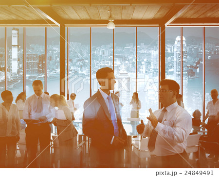 Business People Working In A Conference Room 24849491