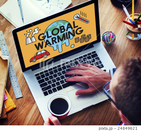 Global Warming Climate Environmental Industry Concept 24849621
