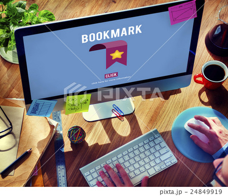 Bookmark Favorites Homepage Webpage Concept Bookmark Favorites Homepage Webpage Concept 24849919