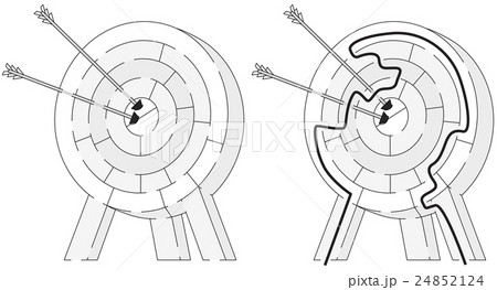 Easy archery maze Easy archery maze 24852124