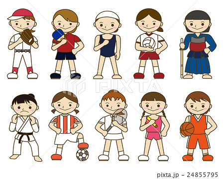 スポーツ選手　女子 24855795