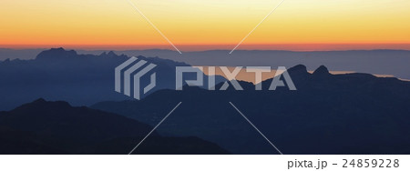 Mountains and stripe of Lake Geneva Mountains and stripe of Lake Geneva 24859228