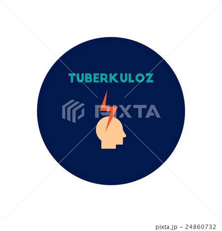 Vector icon on circle various symptoms of Vector icon on circle various symptoms of 24860732