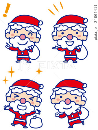 活き活き　サンタクロース 24862411