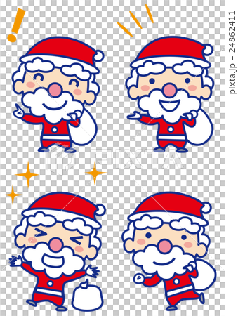 活き活き　サンタクロース 24862411