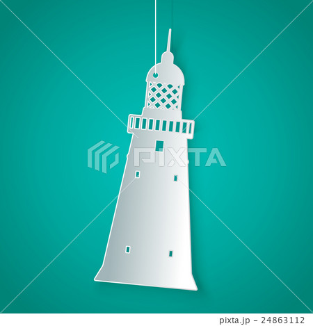 Vector lighthouse icon 24863112