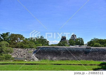 熊本城　震災後 24866511