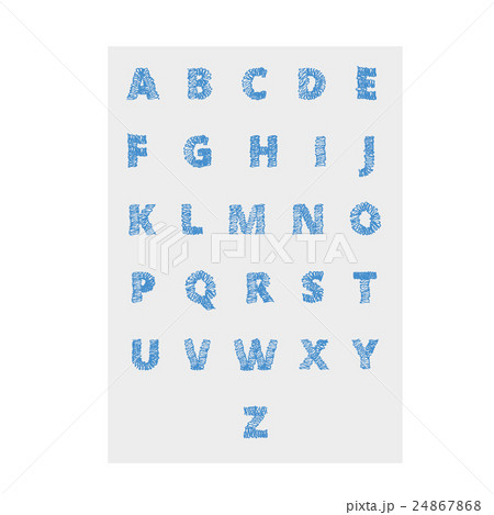 Alphabet- hand drawn letters (sign, symbols) Alphabet- hand drawn letters (sign, symbols) 24867868
