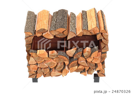 Wood cabinet, top view Wood cabinet, top view 24870326