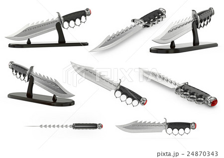 Knife antique weapon, set Knife antique weapon, set 24870343