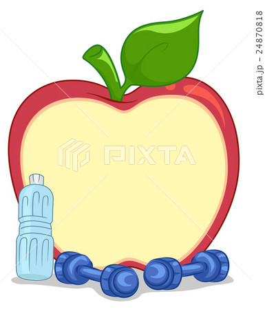 Fitness Dumbbell Apple Board 24870818