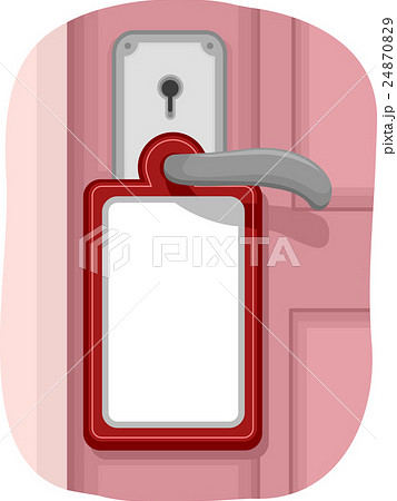 Blank Door Sign Frame 24870829