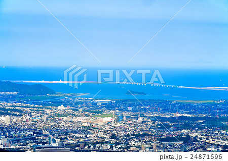 ザ.北九州  夏の皿倉山からの眺め 24871696