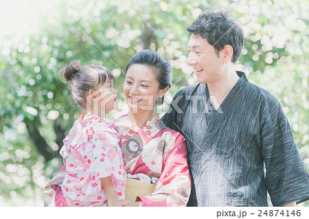 Yukata (an informal cotton kimono) 24874146