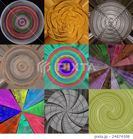 Set of radial textures 24874306