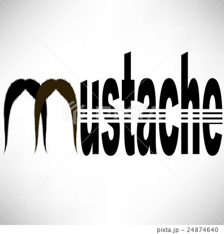 Mustache Silhouette Icon 24874640