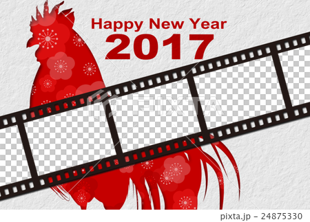 2017年酉年年賀状 24875330