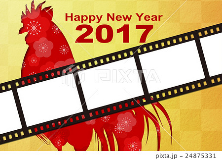 2017年酉年年賀状 24875331