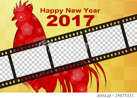 2017年酉年年賀状 24875331